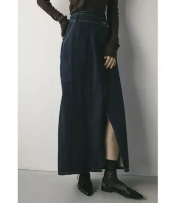 stylemixer 랩 디자인 데님 스커트