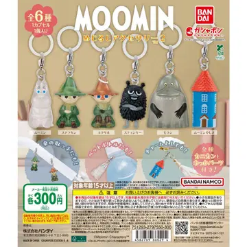 무민 MOOMIN 메지루시 액세서리 2 전 6종 컴프 세트
