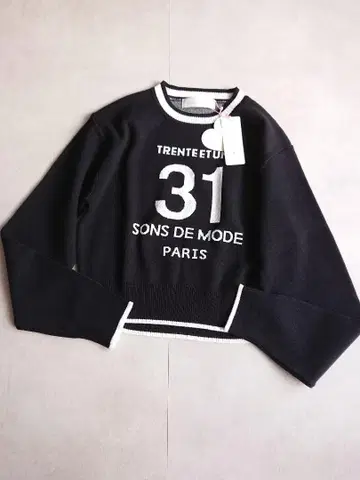 미사용 31 Sons de mode 넘버 로고 니트