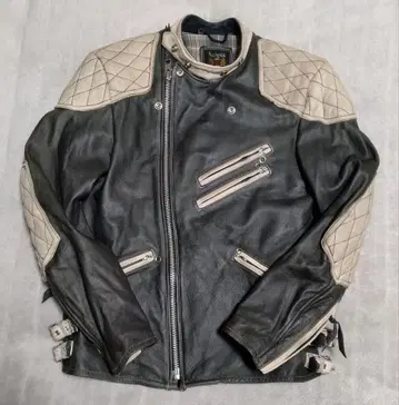 [레어 아이템] schott 클래식 패디드 세미 더블 라이더스 (L)