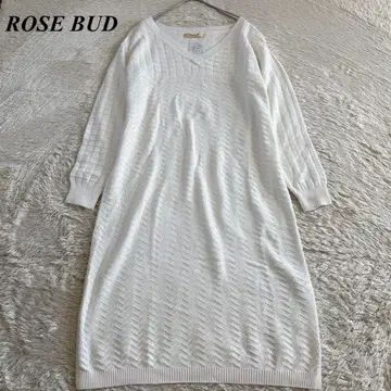 미사용 ROSE BUD 로즈버드 니트 원피스 V넥