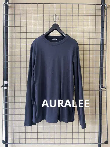 AURALEE 오라리 HEAVY RIB L/S TEE 티셔츠
