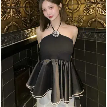다리치 페플럼 까멜리아 디자인 상의
