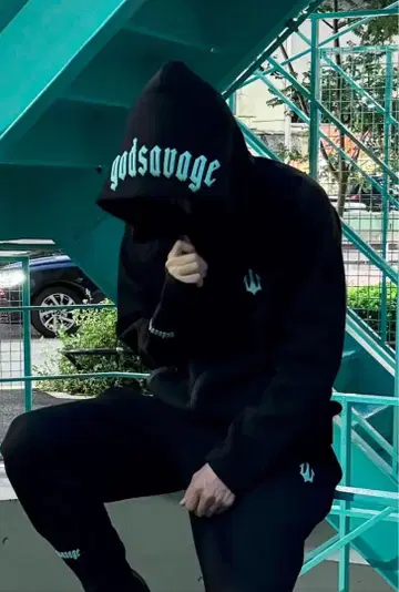 godsavage 고트사베지 셋업 테크 플리스 S
