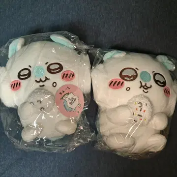치이카와 모몽가 먹방 봉제 인형 2종 세트