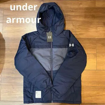 정가 13200엔 새상품 under armour 패딩 자켓 후드 부착