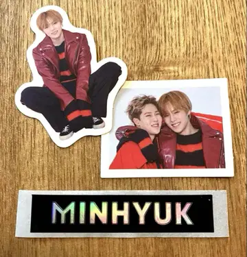 118 MONSTA X 민혁 3개 스티커