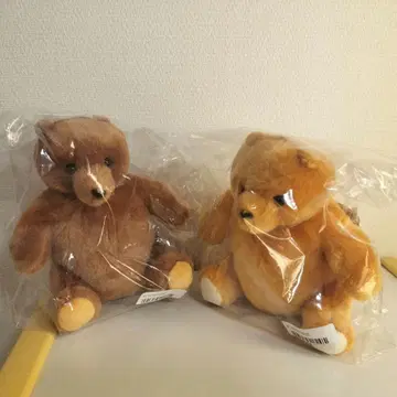 축 늘어지는 통통한 곰 봉제 인형 2종 미사용 새상품