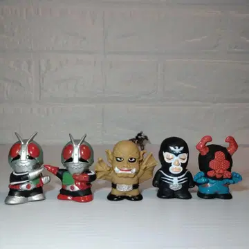 BANDAI 1999 가면라이더 소프트 비닐 컬렉션 1 5체