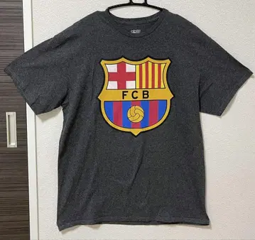 [ 바르셀로나 ] FC Barcelona 엠블럼 T셔츠 그레이 L