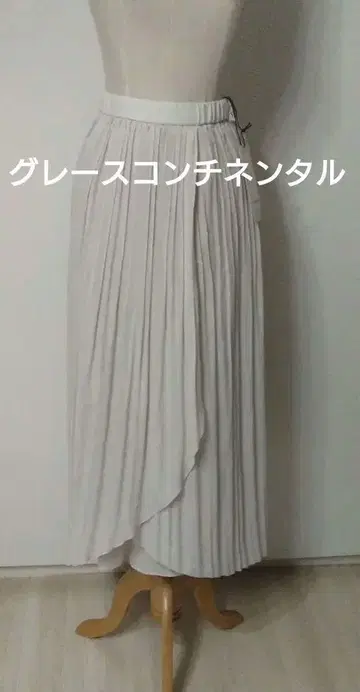 택 포함 새상품 그레이스 콘티넨탈 랩 와셔 플리츠 팬츠