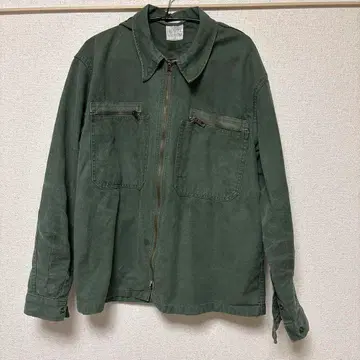 70s 프렌치 메카닉 자켓 밀리터리 빈티지 사이즈 L 상당