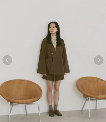 moi tytto 소매 버튼 벨트 포함 자켓