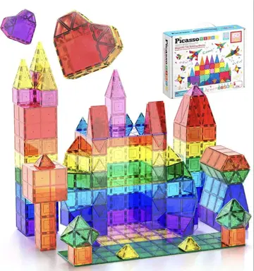 [미사용 새상품] PicassoTiles 60피스 세트 마그빌드 블록