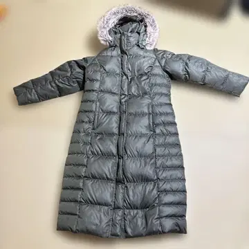 Eddie Bauer 카키 롱 다운 자켓