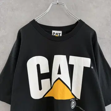 90s USA제 CAT Caterpillar 캐터필러 프린트 T셔츠