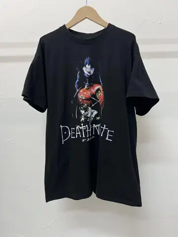 DEATH NOTE 애니메이션 T 블랙 셔츠