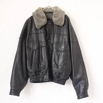 D'HOMME A HOMME 2way 가죽 자켓 L 램 가죽 퍼
