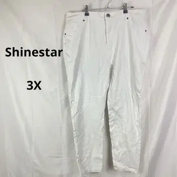 Shinestar 샤인스타 화이트 팬츠 [ 3X ] 빅 사이즈 심플