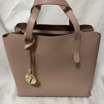 FURLA 훌라 핸드백 핑크 베이지