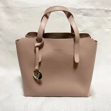 FURLA 훌라 핸드백 핑크 베이지