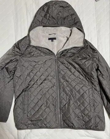 유니클로 브라운 퀼팅 보아 자켓 3XL