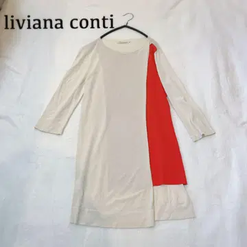 liviana conti 컷소 화이트 핑크 긴팔 M 이탈리아제