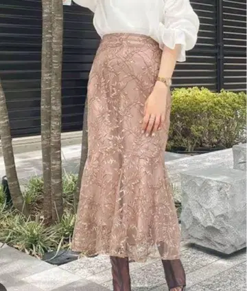 MERCURYDUO 레이스 일레헴 머메이드 스커트 S