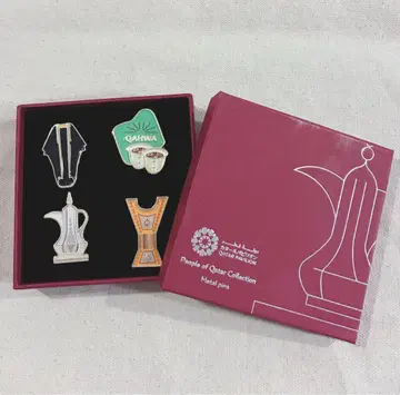 카타르 파빌리온 핀 배지 세트