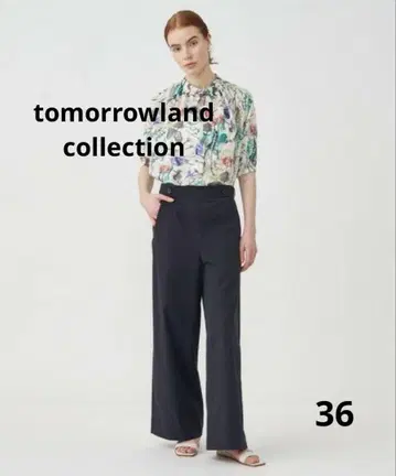 tomorrowland collection 드라이 트윌 세일러 팬츠