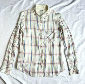 Yanuk Y-SHIRT 더블 코튼 거즈 체크 셔츠 S 사이즈
