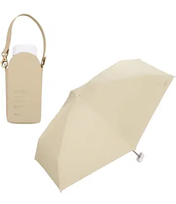 Wpc. 양산 접이식 우산 차광 미니백 tiny 베이지 46cm
