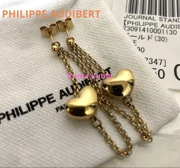 PHILIPPE AUDIBERT 하트 귀걸이 골드
