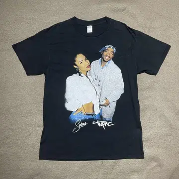 Selena x 2Pac 티셔츠 랩T hiphop