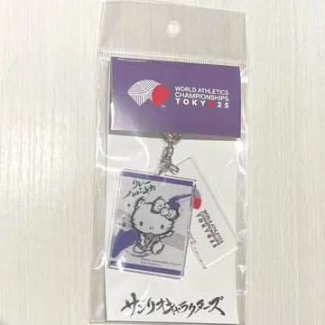 세계 육상 산리오 캐릭터즈 아크릴 키링 헬로키티