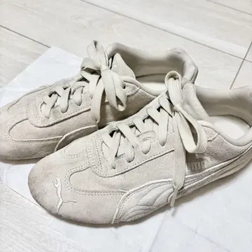 PUMA 스피드캣 스니커즈 화이트 아이보리 SPEEDCAT