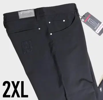 새상품 풋조이 골프 스트레치 롱 팬츠 블랙 XL