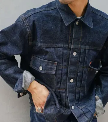 Time is on 인디고 데님 자켓 사이즈 1