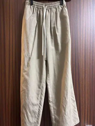 IENA 린넨 혼방 이지 팬츠