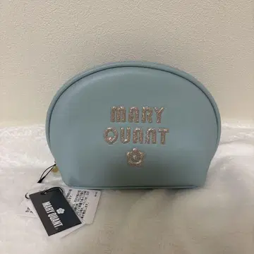 MARY QUANT 스카이블루 돔형 파우치