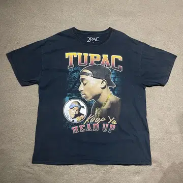 TUPAC 2PAC Keep Ya Head Up 티셔츠 랩 티