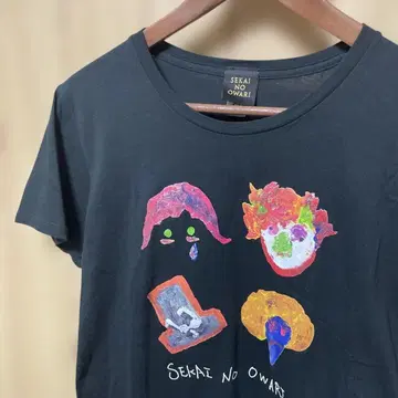 [ 사이즈 S ] SEKAI NO OWARI 티셔츠