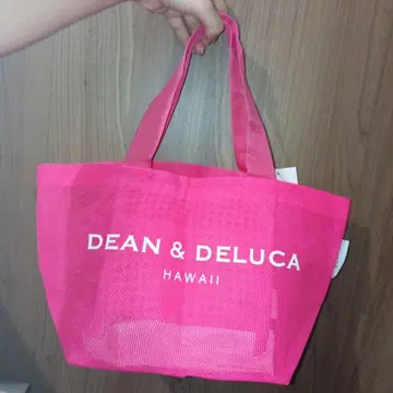 DEAN & DELUCA 핑크 토트백 HAWAII 한정판 모델