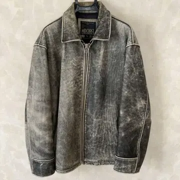 MID-COAST 가죽 라이더 자켓 L