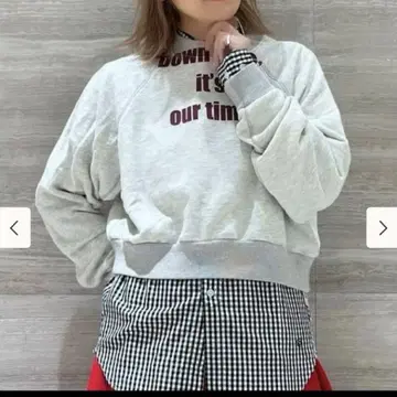 BEAMS BOY 빔즈 보이 로고 맨투맨 백 프린트