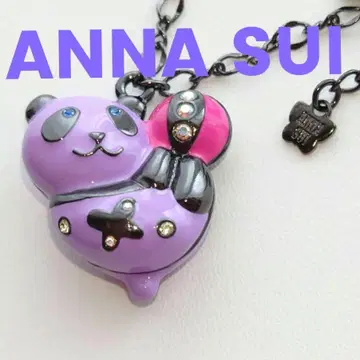 ANNA SUI 팬더 롱 목걸이