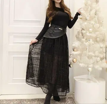 randy karina corset long skirt