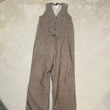 ts(s) 체크 무늬 오버롤