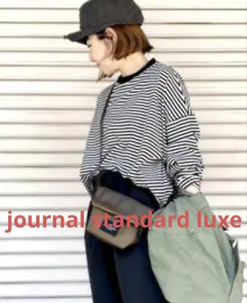 저널 스탠다드럭스 텐지쿠 보더 크루넥 Big 풀오버