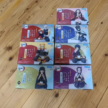 미개봉 귀멸의 칼날 프리미엄 쵸코노세 피규어 7체
